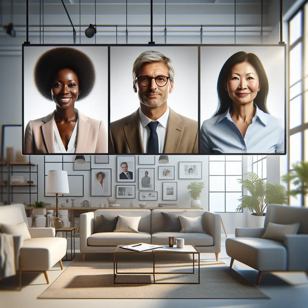 Tidy and fresh living room